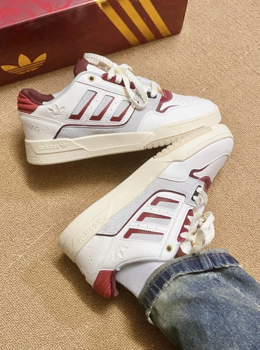 Adidas Originals Drop Step 2.0 Comfortable, Slip-Resistant, Low-Top Sneakers, Unisex, White - White - View 1