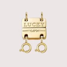 18 Karat Gold und Silber magnetischer Mehrfach-Halsketten-Verschluss für Frauen zum Layering-Look, Schmucktrennstücke für Halsketten für Frauen - Verschiedenfarbig - Übersicht 9