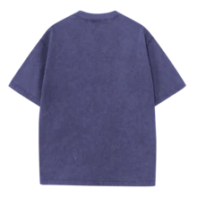 Custom Photo Personalized T-Shirt - Heavyweight Cotton Unisex Adult Tee With Your Own Image/Text - Soft Breathable Crew Neck Short Sleeve Shirt For Gym, Workouts, Casual Wear - Washable Digital Print Custom Gift For Men & Women - Summer Sportswear, Gym Apparel, Design, Durable Construction, Fitness Enthusiasts - 寶藍色 - 查看 4
