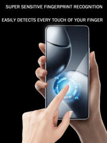 4片装全覆盖钢化玻璃屏幕保护膜，高硬度易贴膜，适用于小米手机，全屏覆盖，高清屏幕保护膜，适用于小米手机 - 無色 - 查看 6