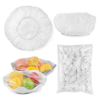 600pcs Food Preservation Bags, Elastic Plastic Food Storage Covers, PE Cling Wrap Bags, Transparent For Fruit And Food Preservation