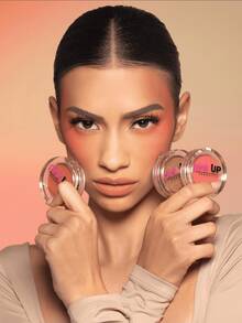 Pink Up Individual Blush Soft And Long-Lasting Matte Compact Blush For All Skin Types 4g - 01 Royal Coral - View 10