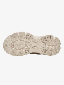 CAMEL CROWN 女士户外防滑保暖休闲鞋，舒适耐穿的秋冬季运动鞋 - 泥沙灰象牙白 - 查看 4