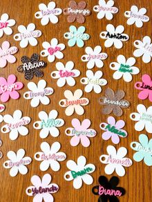 1PC Back-To School Colored Acrylic Name Custom, 3D Three-Dimensional Creative Design, Acrylic Keychains, Personalized Name Tag, Personalized Nameplate, Lunchbox Name Tags, Luggage Tags, Children's Bag Name Tags, Backpack Name Tags - Multicolor - View 2