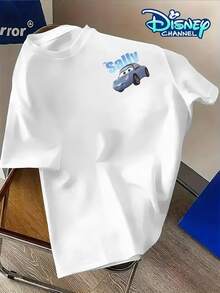 Disney, Toy Story 2026 Print Men's Fashion T-Shirt, Summer Casual And Versatile Short-Sleeve Shirt, Simple Pullover Crew Neck Short-Sleeve Men's T-Shirt, Suitable For Casual Wear And Everyday Activities, Perfect For Gifting. - 白色 - 查看 3