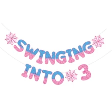 1 Set, Spider Web Birthday Bunting, Swinging Into 1st 2nd 3rd 4th 5th 6th Birthday Banner, Hero Themed Party Supplies For Boys Girls, Indoor Party Backdrop Decorations, Room Wall Hanging Decor, Birthday Party Favors - Multicolor - View 10