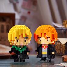 Magic Academy Series Minifigure Micro Stacking Building Blocks, Tandem Puzzle, Educational Assembly Toy, Model Ornament, Ideal For Birthday Gift - Multicolor - View 2