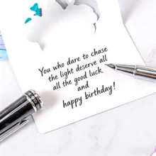 10 chiếc thiệp sinh nhật pop-up dễ thương, thiết kế bánh kem và bóng bay hoạt hình, thích hợp để viết lời chúc tay, làm quà tặng nhỏ cho tiệc sinh nhật trẻ em. - Nhiều màu - Xem 4