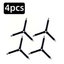 Triangle Bed Sheet Fastener, Adjustable Elastic Sofa/Bed Sheet Clip, Tablecloth Fixing Strap, Anti-Slip Bed Sheet Buckle, Christmas Gift - Multicolor - View 8