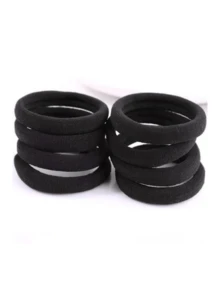 200/100/50/10 pezzi Elastici per capelli ad alta elasticità non dannosi, fasce per capelli multifunzionali da donna, adatte per casa, sport, yoga e altre occasioni, accessori per capelli essenziali quotidiani da donna - Multicolore - Visualizzare 5