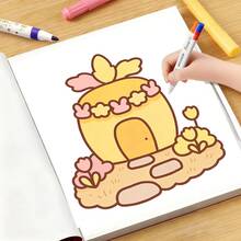 New 40-Page Happy Days Coloring Book, Includes Easter Moment Patterns, Adult Stress Relief Toy, Suitable For Graduation, Back To School Gifts, Beautiful Patterns, Clear Lines, Applicable To Stationery, School Supplies, Suitable For Gifting To Girls, Perfect Gift For Easter, Wedding Season, Mother's Day - View 9