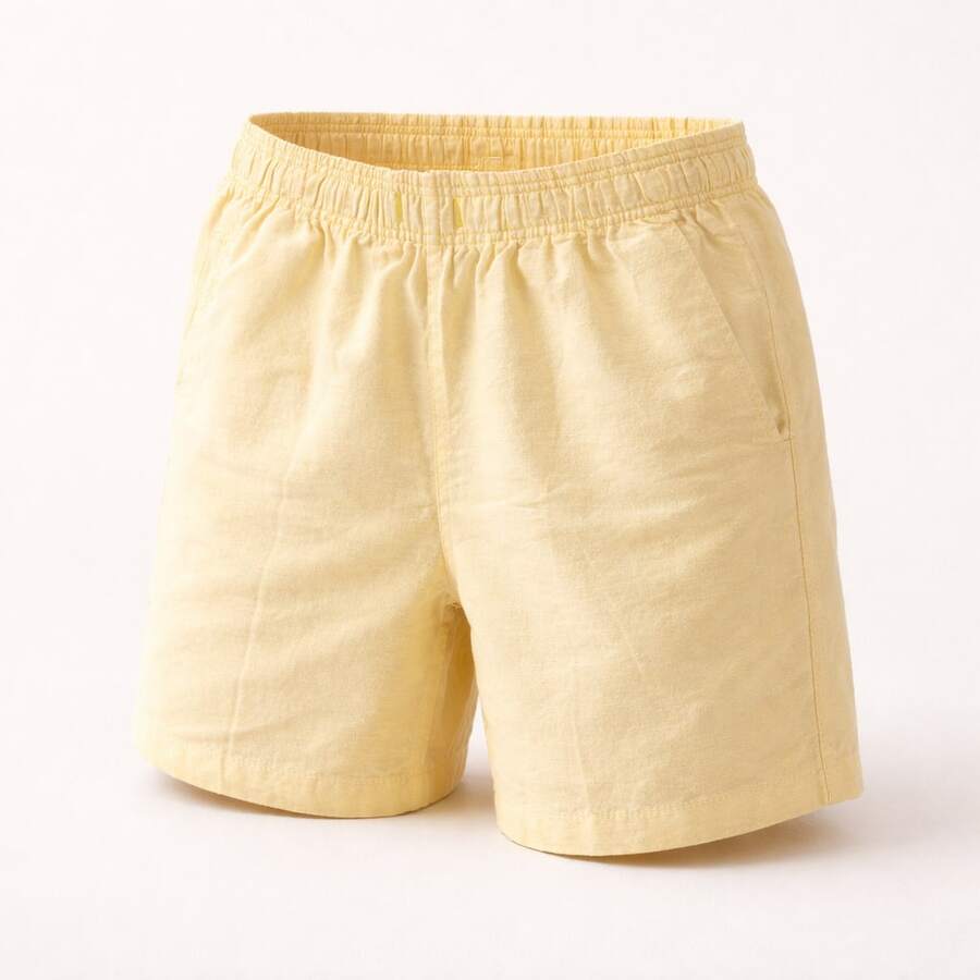3 Summer Spring / Autumn Spring / Summer / Autumn Spring / Summer Spring Regular Fit Knot Pocket Drawstring Beach Going Out Night Weekend Casual Holiday Daily Birthday Photoshoot Christmas Valentine's Day Teacher's Day Father's Day Mother's Day Carnival Spring Picnic - BLACK BEIGE YELLOW - View 1
