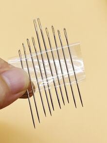 10pcs Sewing Needles, Gold Or Silver Tail Available. Household Essential. For Mending, DIY Embroidery And Sewing - Sewing Needle - View 10
