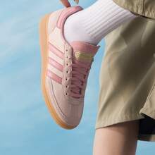 Adidas Originals HANDBALL SPEZIAL Comfortable And Versatile Sneakers, Unisex, Pink - Pink - View 3