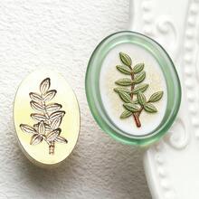 1个3D立体加厚蜡封头，浮雕花朵印章，适用于信封/贺卡/礼品盒DIY装饰印章 - 單件 - 查看 13