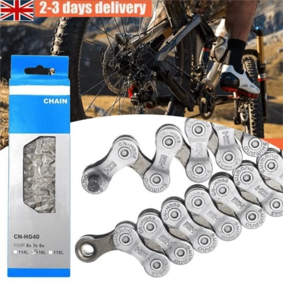 For 6/7/8 Speed Chain HG40 Deore MTB Road Mountain Bike 116 Link