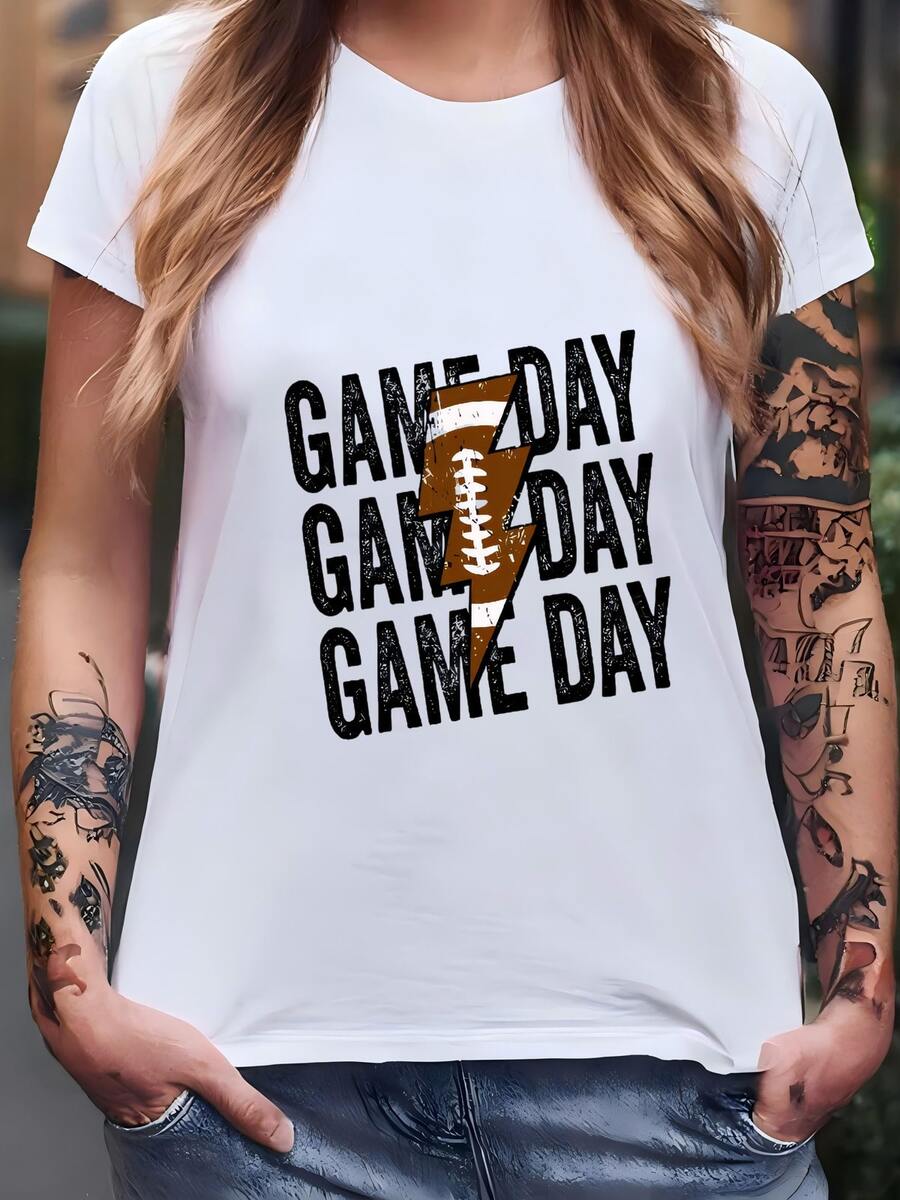 Día Del Juego Tee / Sweatshirt Camiseta - Blanco - Ver 1