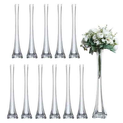 6/12pcs Eiffel Tower Vases Centerpiece, Flower Vases Centerpiece For Flower Decoration, Wedding Centerpiece And Home Decoration.