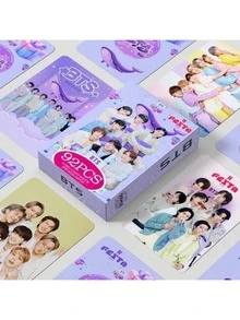 50张/124张/92张 JIMIN V J-HOPE RM JIN 照片卡收藏套装 - 手工相册套装，K-POP 生日礼物，带展示盒的交换卡，书签套装，情人节收藏卡，小礼物，粉丝自制照片卡 - 彩色 - 查看 41