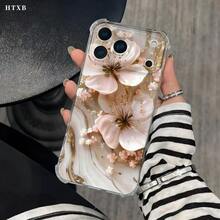 Esta funda para teléfono con estampado floral rosa y mármol es compatible con diversos modelos de teléfono, como OPPO Reno 16E/15/14/13/12/11/PRO/PLUS/PROMAX/MINI, S/A/M/NOTE, S/G/EDGE/E, Transition Spark/HANTOM/CAMON/INFINIX, Honor 400/PLAY/X/Y, OPPO Reno/A/F, OPPO Reno 14/Redmi/POCO/NOTE, etc. Transparente, sencilla, elegante y duradera, está hecha de TPU. Es ideal para celebraciones como San Valentín, Halloween y Navidad, y es ideal para uso personal o como regalo. - transparente - Ver 2