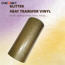 CHEONET Glitter Heat Transfer Vinyl Roll - Vibrant Multi-Color Heat Transfer Vinyl For DIY Fabric Name Tags, T-Shirts And Party Decorations, Easy To Cut, Perfect Iron-On Vinyl For DIY Fabric Projects And Garment Design - Multicolor - View 57