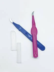 1pc/2pcs Sickle Shaped Seam Ripper, With Sharp Blade, Ergonomic Handle And Protective Cover - Ideal For DIY Embroidery And Cross-Stitch Crafts - Sickle Thread Remover - View 7