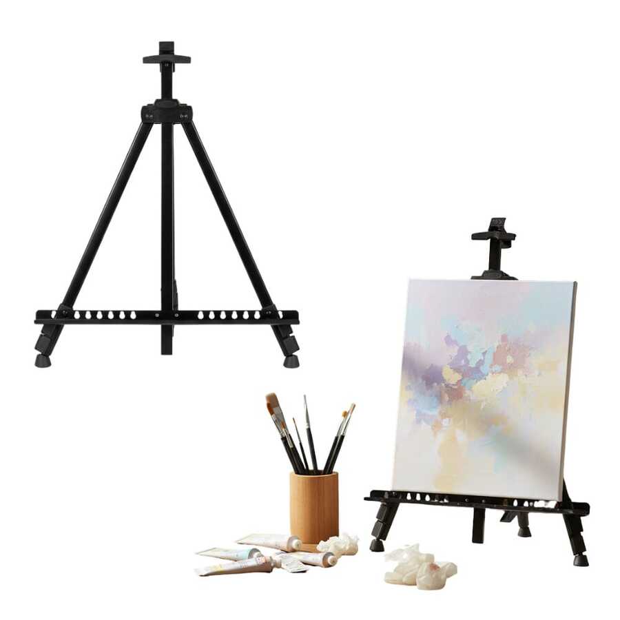 nerd hunters Aluminum Folding Easel For Painting And Drawing, Lightweight Art Stand For Canvas - 1PC - View 1