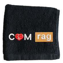 1pc 30*30cm Embroidered Letter Funny Washcloth, Suitable As Gift For Boyfriend, Wedding/Honeymoon, Thanksgiving, Christmas, Valentine's Day, Partner's Birthday, Anniversary, White Elephant, Gag Gift - Multicolor - View 14