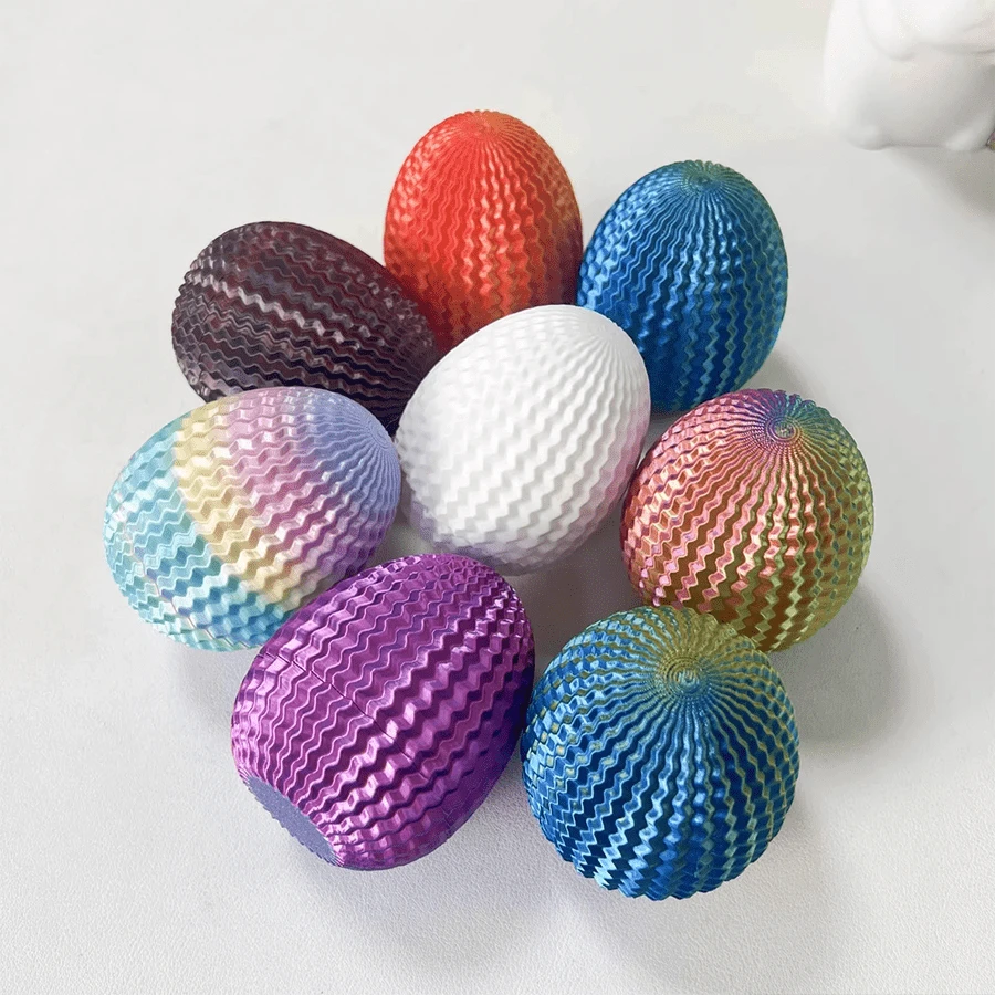 3D Printed Maze Dragon Egg Creative Puzzle Decompression Toy Figurine - Multicolor - View 1