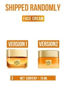 L’Oreal Paris 巴黎欧莱雅复颜抗皱皇家面霜（含胶原蛋白），15/30/60毫升，全新升级，丝滑乳霜质地，适合干性及混合性肌肤，轻盈冰淇淋布丁质地，快速融化，独家保湿膜技术，四组分聚合物网络结构，有效控制水分含量。 - 金致臻顏新花蜜膠原乳霜 - 查看 13