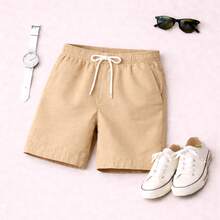 3 Summer Spring / Autumn Spring / Summer / Autumn Spring / Summer Spring Regular Fit Knot Pocket Drawstring Beach Going Out Night Weekend Casual Holiday Daily Birthday Photoshoot Christmas Valentine's Day Teacher's Day Father's Day Mother's Day Carnival Spring Picnic - BLACK BEIGE YELLOW - View 4