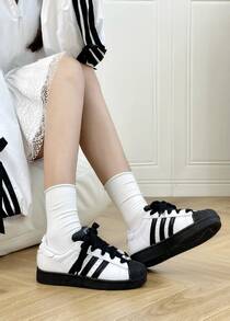 adidas originals Superstar 2 復古薄底 耐磨 低筒 板鞋 男款 白色 - 白色 - 查看 7