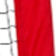 8 X 4 Zoll, 3 Löcher, Rot