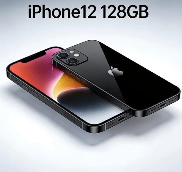Apple 苹果 iPhone 12 128GB 解锁版智能手机，成色良好，iOS 17 系统，支持 5G 网络，6.1 英寸 OLED 显示屏，电池健康度 85% 以上，适合日常使用和旅行，也适合居家办公和视频通话，连接稳定