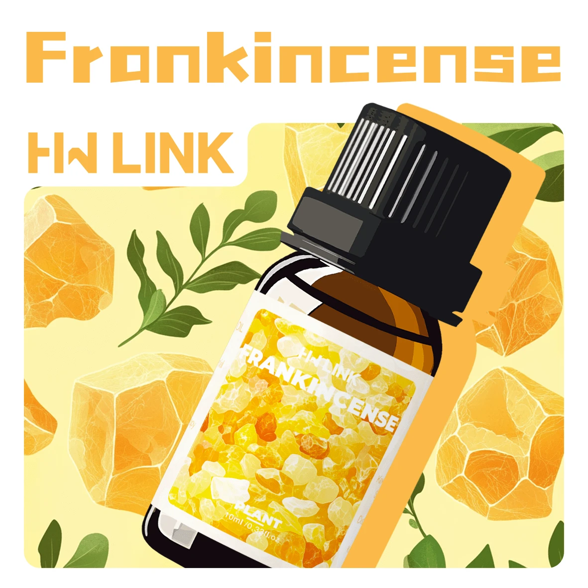 10ml Frankincense Essential Oil, 100% Pure Natural Plant Extract, Suitable For Aromatherapy, Candle Making, Diffuser, Gift