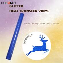 CHEONET Glitter Heat Transfer Vinyl Roll - Vibrant Multi-Color Heat Transfer Vinyl For DIY Fabric Name Tags, T-Shirts And Party Decorations, Easy To Cut, Perfect Iron-On Vinyl For DIY Fabric Projects And Garment Design - Multicolor - View 54