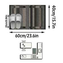 1 pieza Alfombra/Alfombra/Alfombra de área/Alfombra de baño/Felpudo/Alfombra de pasillo/Alfombra de pasillo, Estilo nórdico INS - Patrón geométrico a rayas minimalista moderno - Alfombra de pasillo larga para pasillo, baño, cocina, entrada, pasillo, mesita de noche, sala de estar, dormitorio, etc. + Alfombra lavable suave, decoración del hogar - Multicolor - Ver 13