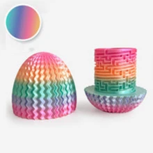 3D Printed Maze Dragon Egg Creative Puzzle Decompression Toy Figurine - Multicolor - View 7
