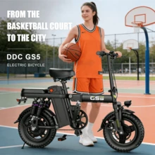 Adult Electric Bicycle, 700W Motor, 36V 15Ah Battery, 14 Inch Thick Tire Electric Bicycle, Top Speed Of 28mph, Range Of 45 Miles, All Terrain Electric Bicycle - 黑色 - 查看 8