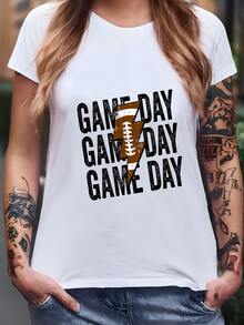 Día Del Juego Tee / Sweatshirt Camiseta - Blanco - Ver 2