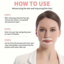 4PCS/Set Lip Patches Lip Wrinkle Pads For Smoothing Mouth Smile Fine Lines Wrinkles Face Lift Skin Care Patches - Multicolor - View 6