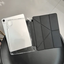 Redmi Pad2 11吋 2025 平板保護殼，時尚智慧 Y 型折疊支架保護套，高透明壓克力背板，可客製化 DIY，頂級 PU 皮革，附自動休眠/喚醒保護蓋，相容 Redmi Pad SE 11吋 2023/7 11.2吋平板保護殼，相容 Matepad SE 11吋 2024/Matepad 11.5S 平板保護殼 - Y折疊 - 查看 31