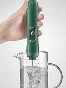 Electric Milk Frother, Mini Handheld Milk Foamer, Wireless Milk Frother For Home Use - Multicolor - View 7