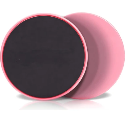 2pcs Double-Sided Pilates Knee Slider Core Abdominal Training Yoga Fitness Equipment Pilates Double-Sided Slider Gym Training Sports Gear Fitness Accessories