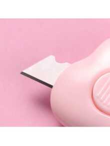 1 pieza Cuchillo utilitario portátil con forma de nube, abre sobres, cortador de papel con diseño de orificio para llavero - forma de nube - Ver 3