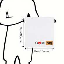 1pc 30*30cm Embroidered Letter Funny Washcloth, Suitable As Gift For Boyfriend, Wedding/Honeymoon, Thanksgiving, Christmas, Valentine's Day, Partner's Birthday, Anniversary, White Elephant, Gag Gift - Multicolor - View 12