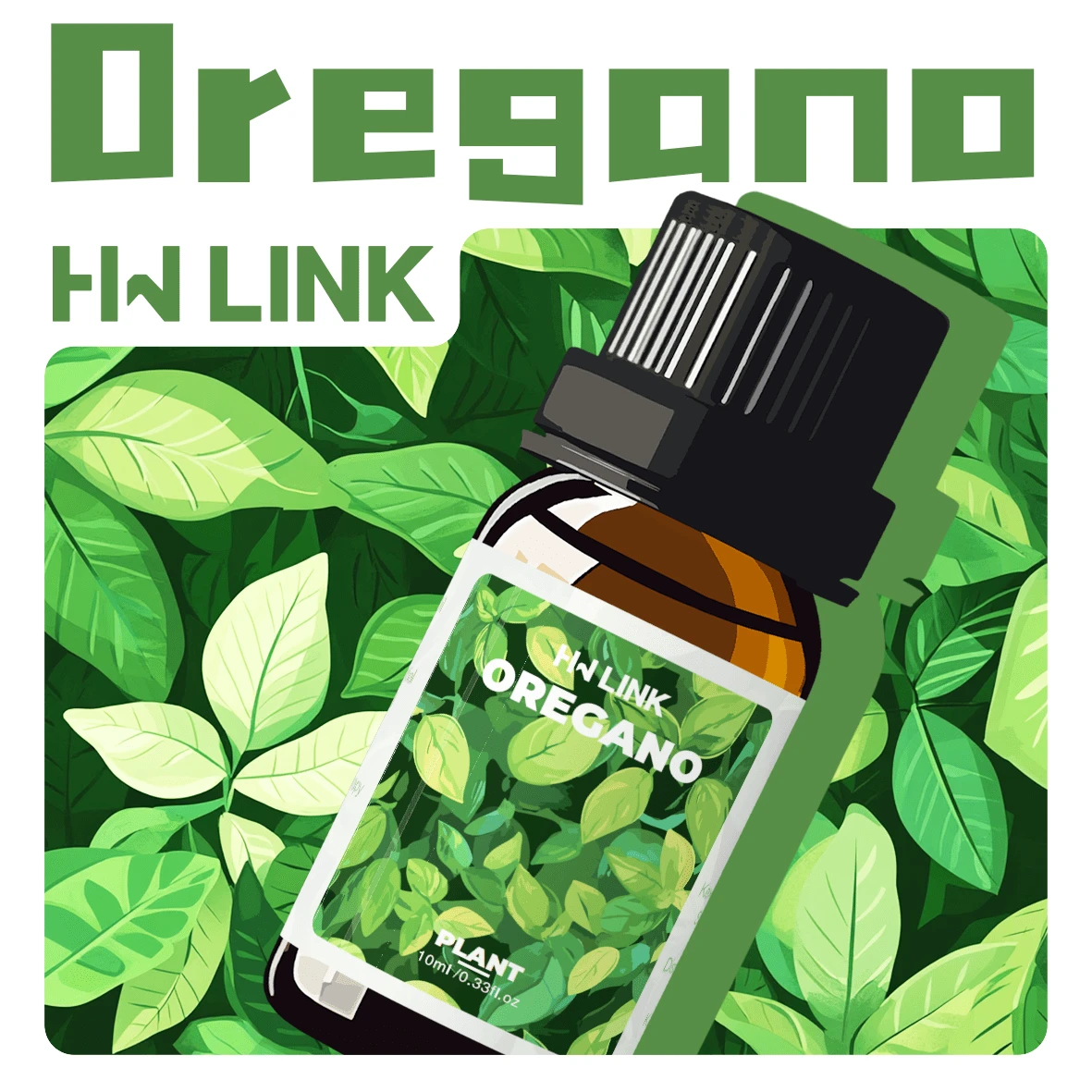 HWLINK 10ml Oregano Essential Oil, Plant Essential Oil, Suitable For Diffuser/Humidifier, Can Be Used To Make Candles, Holiday Gift, Oregano Oil, Reed Diffuser