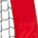 8 X 8 Fuß, 6 Löcher, Rot