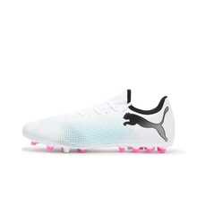 PUMA FUTURE 7 PLAY 舒适简约 MG（模压鞋钉）合成革减震轻便足球鞋，男款，白蓝配色 - 白藍 - 查看 18