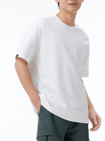 CAMEL CROWN Men's Outdoor Quick-Drying T-Shirt, Summer Thin, Breathable, Moisture-Wicking, Cooling, Sun Protection, Crew Neck Short-Sleeved T-Shirt